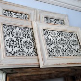 4 Distressed Picture Frames