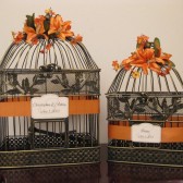 Tropical Bird Cage Wedding Card Set