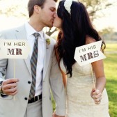 Rustic I'm Her Mr I'm His Mrs Photo Props