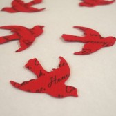 Custom Bird Confetti (Red)