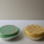 Pastel Color Pink Heart Chocolate Covered Oreos