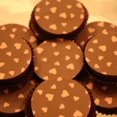 Milk Chocolate Pink Hearts Chocolate Covered Oreos