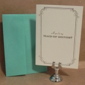 Will You Be My Maid of Honor / Matron of Honor Wedding Greeting Card
