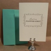 Will You Be My Flower Girl / Wedding Greeting Darby Cards