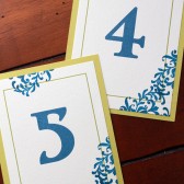 Garden Flourish Table Numbers