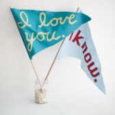 Star Wars I Love You, I know Wedding Flags - Perfect Save the Date & After Ceremony Photos