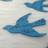 Custom Bird Confetti (Blue)