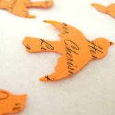 Custom Bird Confetti (Orange)
