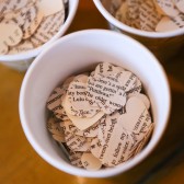 Book Page Heart Confetti