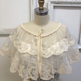 edding Accessories Shrug Juliana Romantic Bridal bolero cape, made of vintage lace