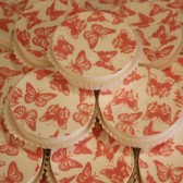 Pink Butterfly Chocolate Covered Oreos