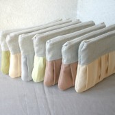 7 Linen bridesmaid clutch bags