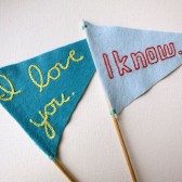 Subtle Star Wars Cake Topper - I Love You, I know.