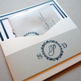 Gold and Black Wedding Invitations