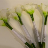 White Bridesmaids Bouquets