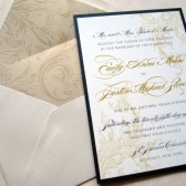 Victorian Scrolls Wedding Invitations
