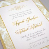 Romantic Flourish Wedding Invitations