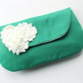 Emerald Clutch Purse