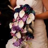 Purple Peacock Bouquet