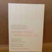 Custom Pink Streamers / Confetti / Celebration Printed Simple Modern Pretty Wedding Invitations / Bridal Shower / Rehearsal Dinner