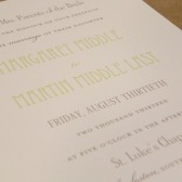 Simple / Traditional / Wedding Invitation / Rehearsal Dinner / Formal / Typography / Bridal Shower / Custom Inivtation or Party Design