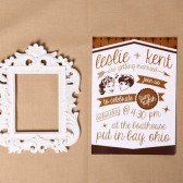Retro Wedding Invitation Set