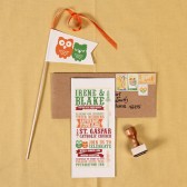Woodsy Owl Wedding Invitation Set