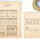 Wood Chic Invitation