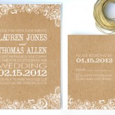 Kraft & White Invitation