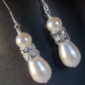 Swarovski Pearl & Crystal Earrings
