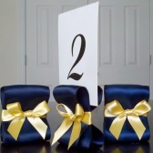 Ribbon Table Number Holders