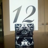 Ribbon Table Number Holder