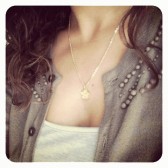 Tiny Pearl Flower Necklace