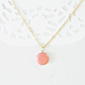 Coral Orange Necklace
