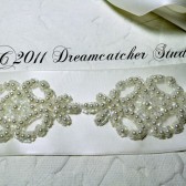 Charlotte Vintage Looking, Beaded, Pearl and Crystal Sas
