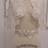 Sonia-Ann Victorian Crystal Sash/ wedding gown belt 
