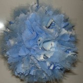 Blue Pomander Kissing Ball