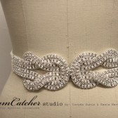 Moni Tie the knot crystal wedding belt
