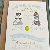 Rustic and Retro Boho invitation