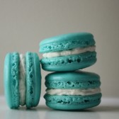 Tiffany Blue Coconut Buttercream French Macaron