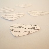 Personalized Confetti White
