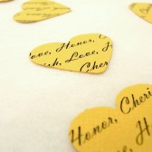 Personalized Confetti Yellow