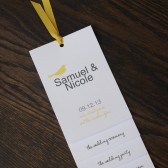 Layered Wedding Programs 