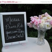 Chalkboard Wedding Sign