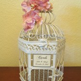 Shabby Chic Bird Cage Wedding Card Holder