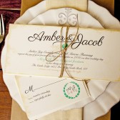 Barn Calligraphy Invitation