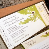Spring Tree Boarding Pass Invitation