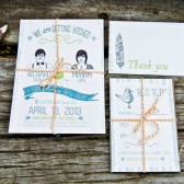 Rustic and Hipster Bohemian Style Illustration