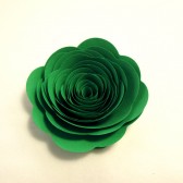 Paper Flowers // Custom Valentine Handmade Paper Roses Green