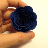 Paper Flowers Handmade Paper Roses Blue